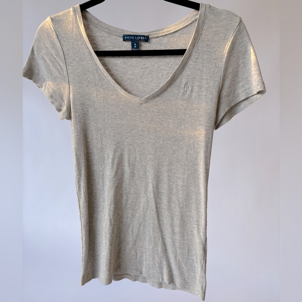 Vintage Ralph Lauren • V-Neck Tee Shirt